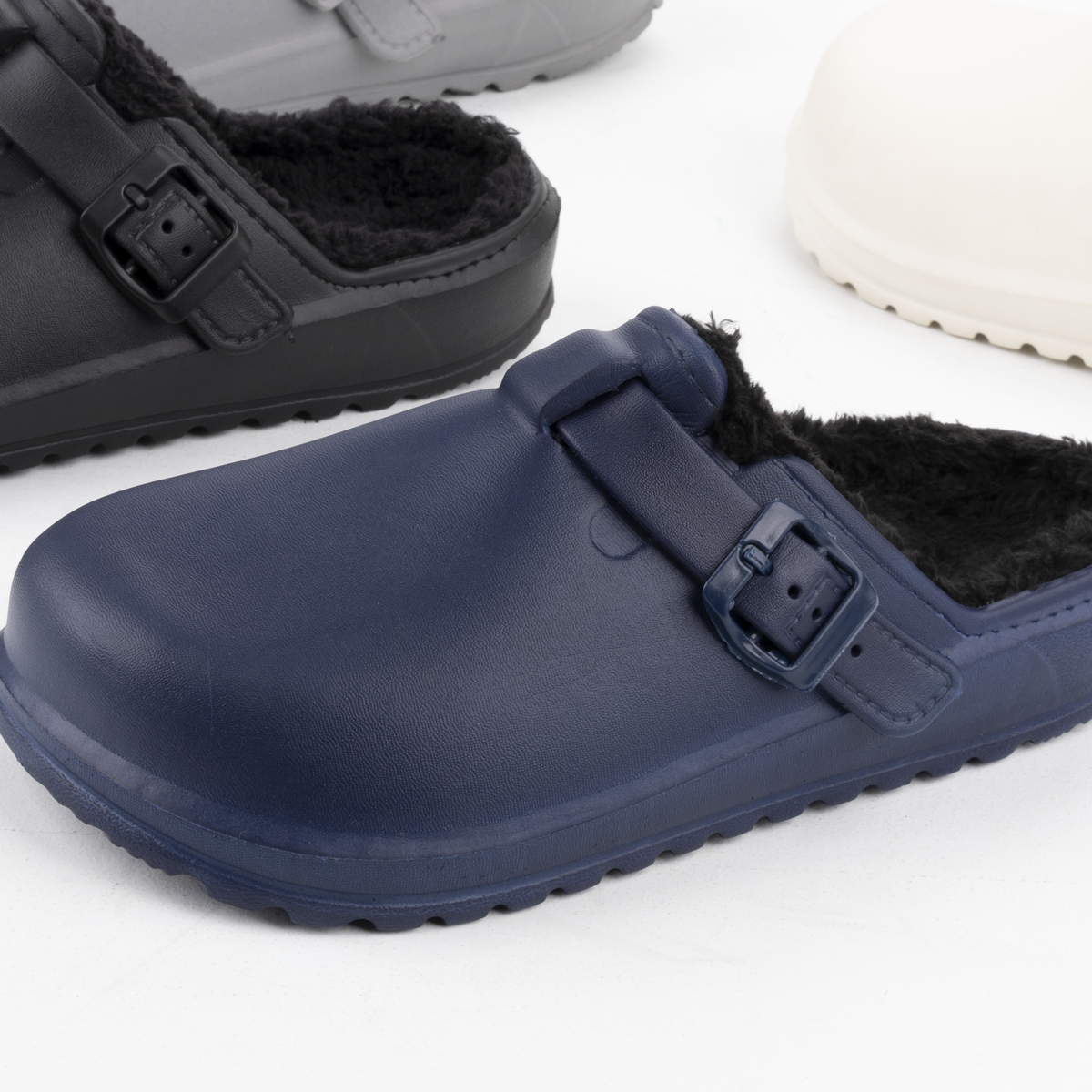 fur lined slippers