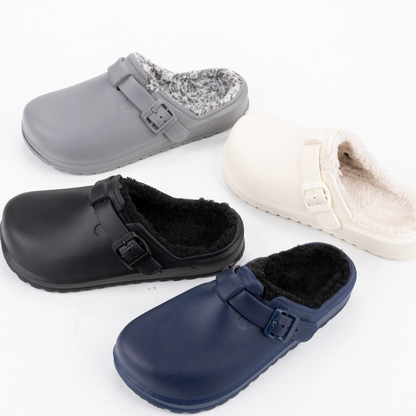 fur lined slippers